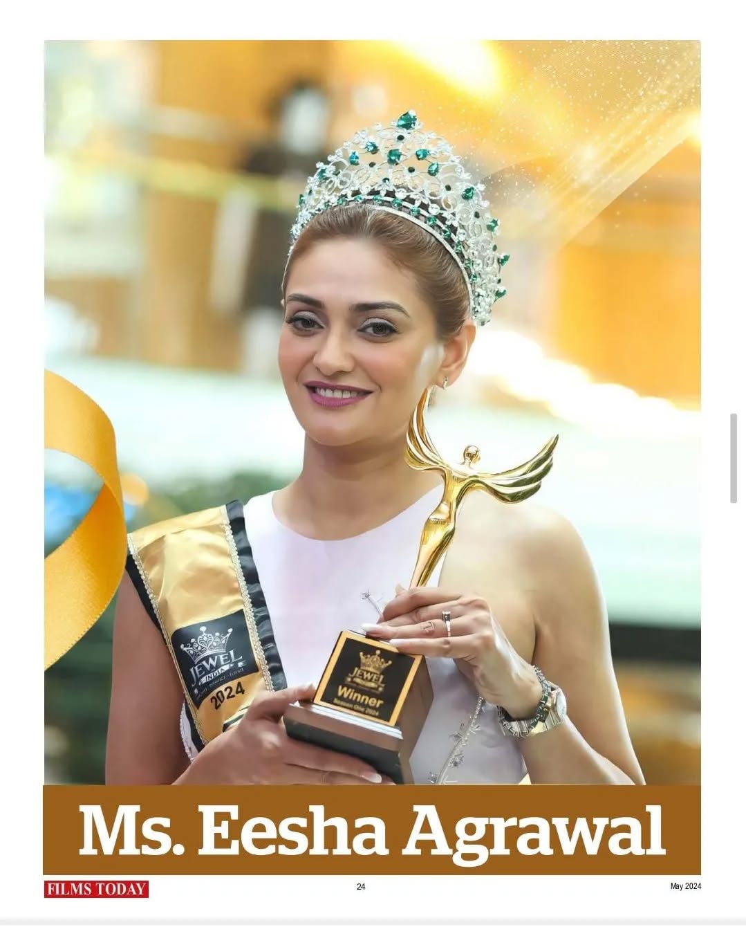 Ms. Eesha Agrawal – Jewel India 2024 Winner